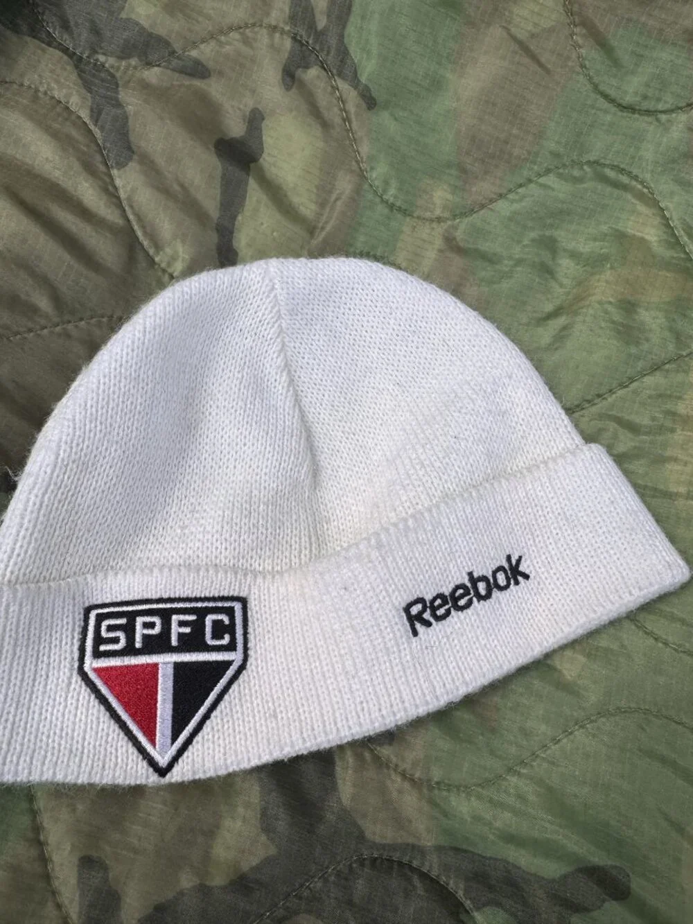 Reebok Sao Paulo FC SPFC Beanie White
